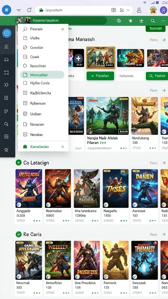 Screenshot dari petualangan seru dalam game.