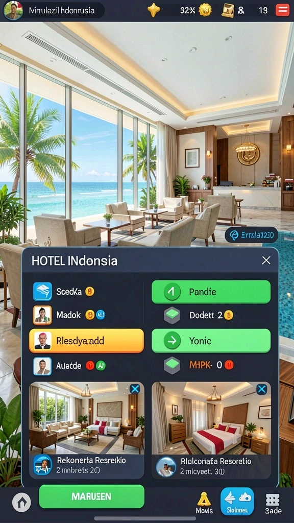 Tampilan antarmuka pengguna yang intuitif.