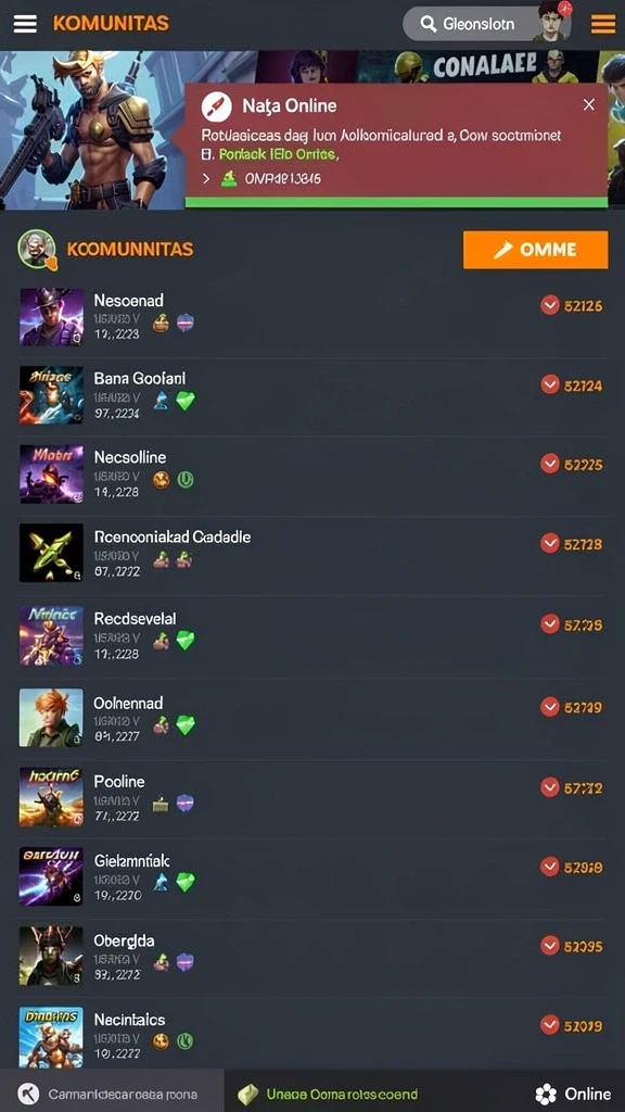 Beragam permainan slot dengan tema yang unik.