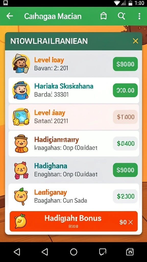 Mode permainan yang seru dan variatif.