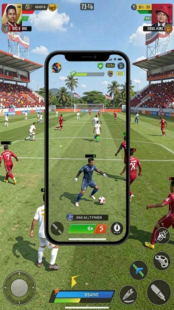 Screenshot menampilkan aksi pertempuran yang mendebarkan.