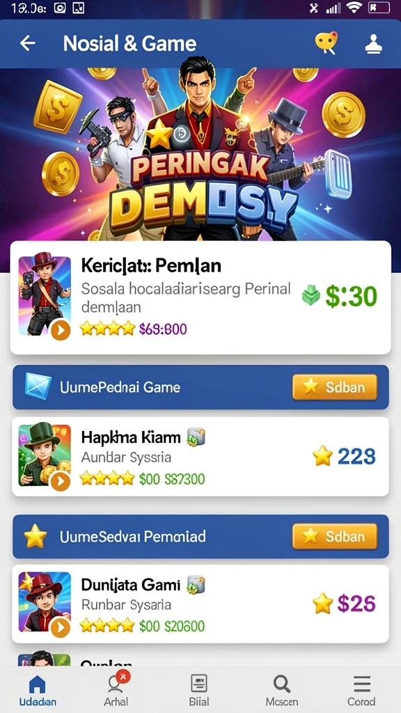 Tampilan antarmuka yang menarik dan mudah digunakan.