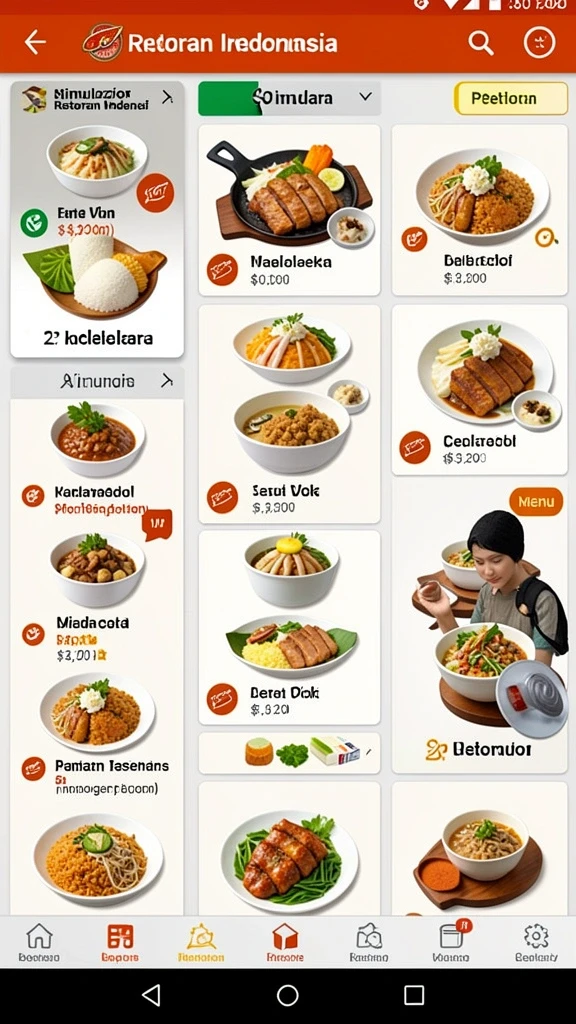 Tampilan antarmuka yang ramah pengguna.