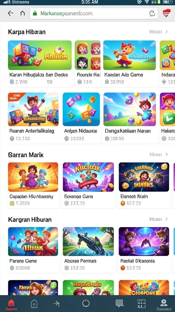 Beragam pilihan slot dengan tema yang beragam.