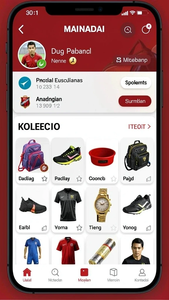 Tampilan awal permainan yang menggoda.