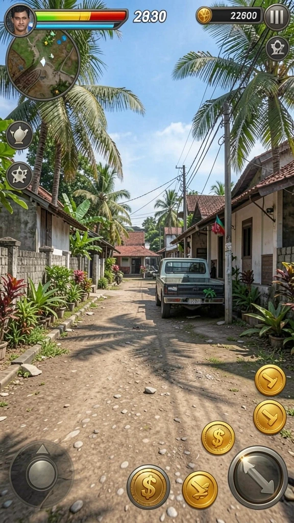 Momen kegiatan bermain yang seru dengan teman-teman.