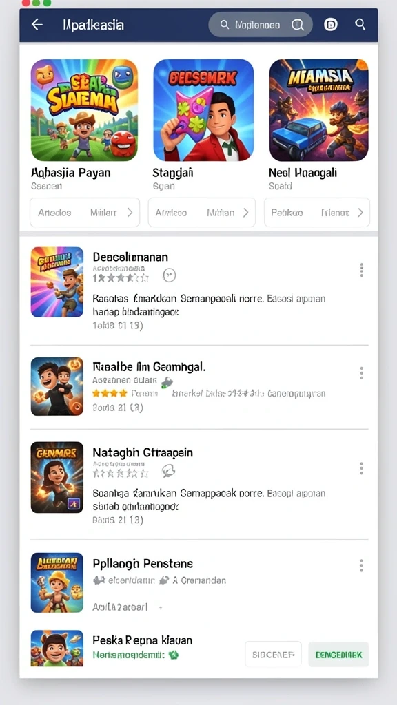 Grafis yang memukau dan penuh warna.
