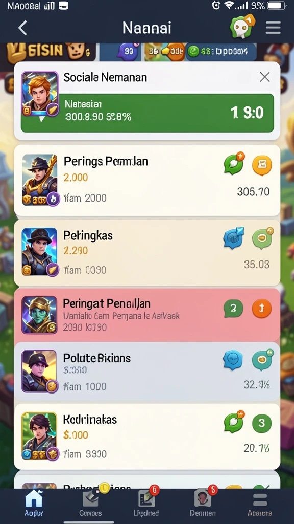 Karakter yang beragam dan dapat disesuaikan.