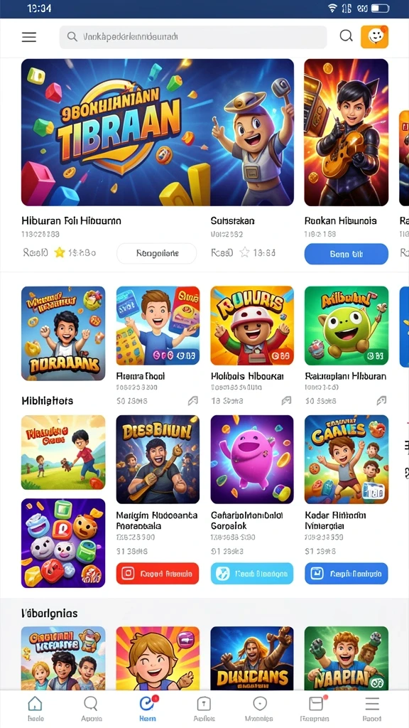 Tampilan antarmuka pengguna yang intuitif dan menarik.