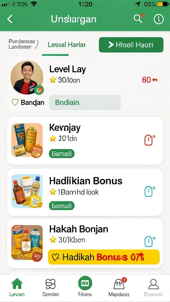 Tampilan menu utama KENZO188 yang menarik dan mudah dinavigasi.
