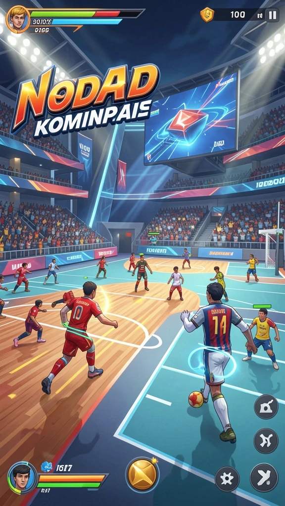 Screen gameplay yang menunjukkan aksi seru di KING999.