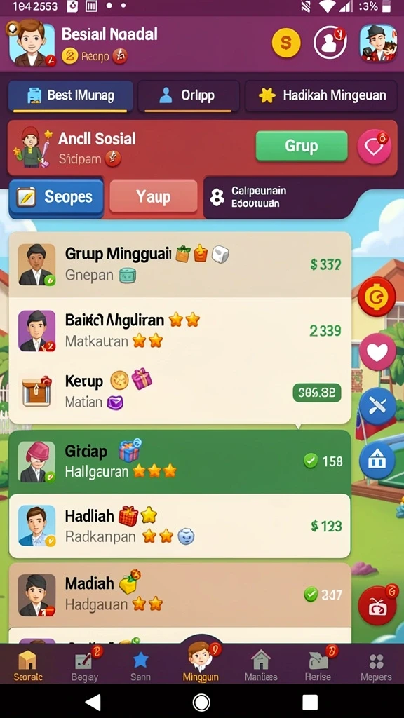 Tampilan antarmuka KIPAS777 yang menarik dan modern.
