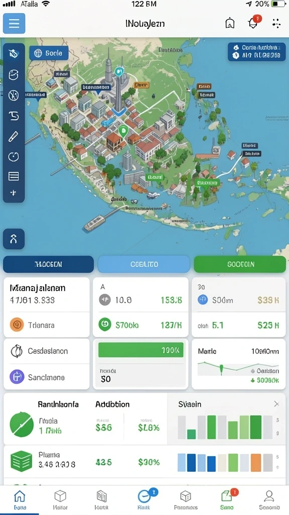 Tampilan antarmuka yang modern dan menarik.
