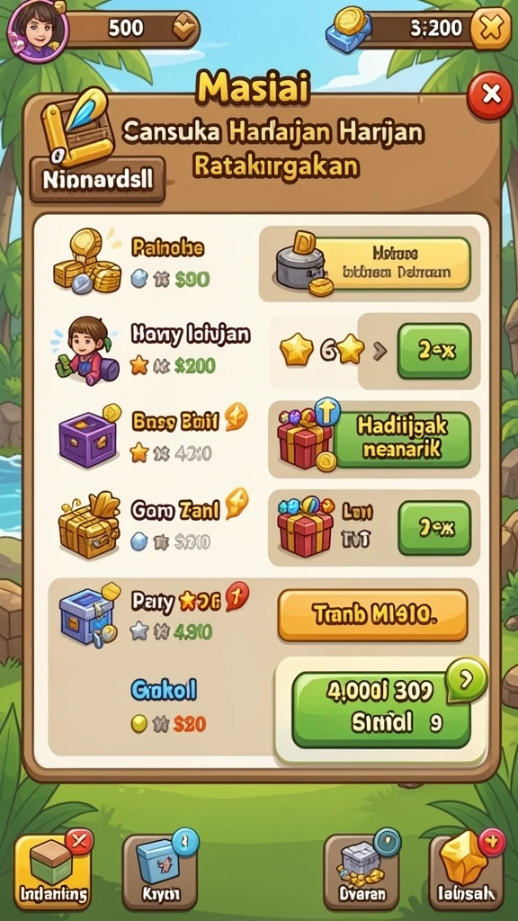 Screenshot kedua menampilkan pilihan permainan yang beragam di MAFIATOTO.