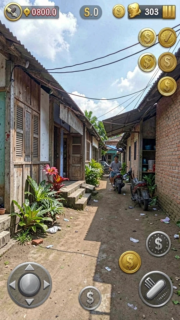 Tampilan utama aplikasi MAINDUIT yang menawan.