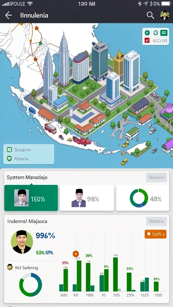 Bersaing dengan pemain lain di mode kompetisi yang seru.