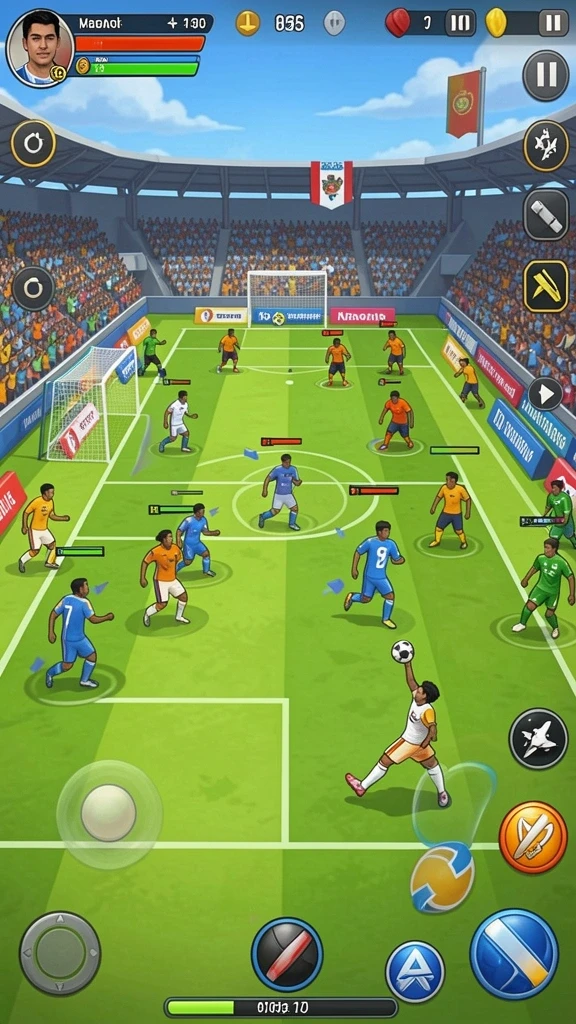 Screenshot menunjukkan berbagai karakter yang dapat dipilih.