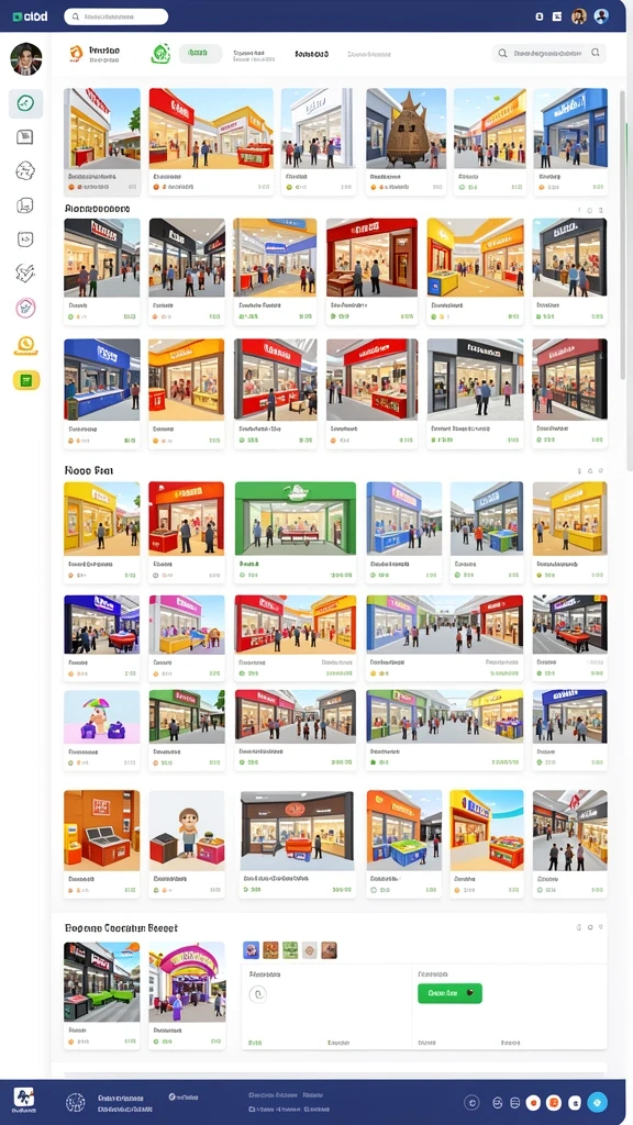 Karakter unik dengan variasi yang lucu.