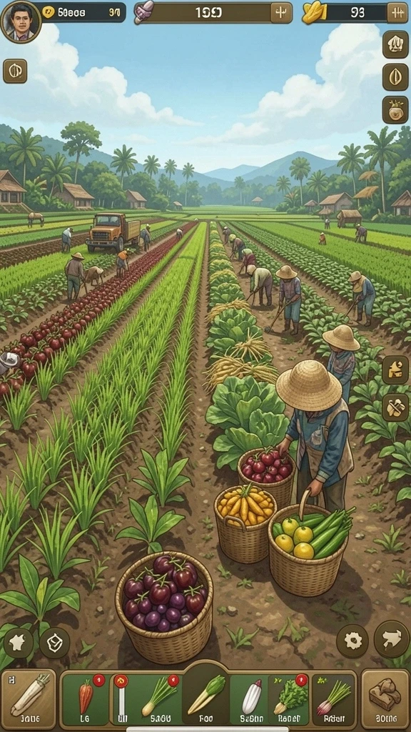 Screenshot menampilkan pemandangan indah dari level terbaru.