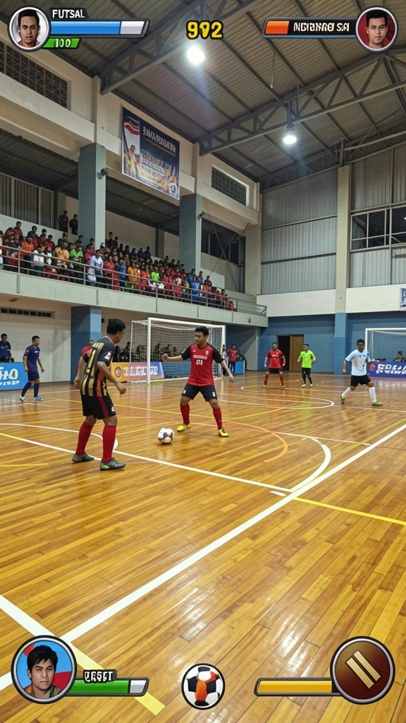 Gambaran interaksi multiplayer yang seru di dalam game.