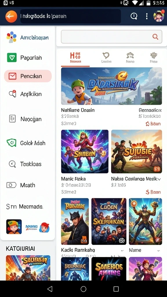 Tampilan grafis yang memukau dan colorful.