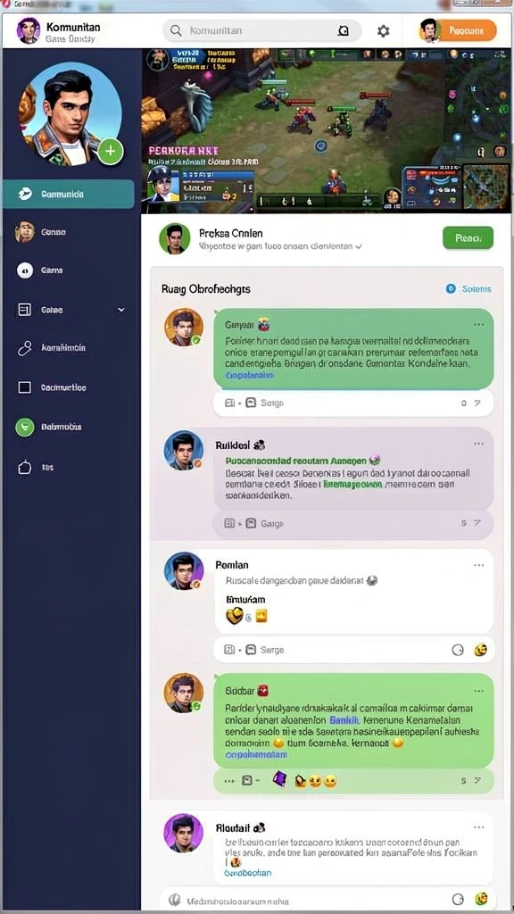 Tampilan antarmuka yang menarik dan mudah dinavigasi.