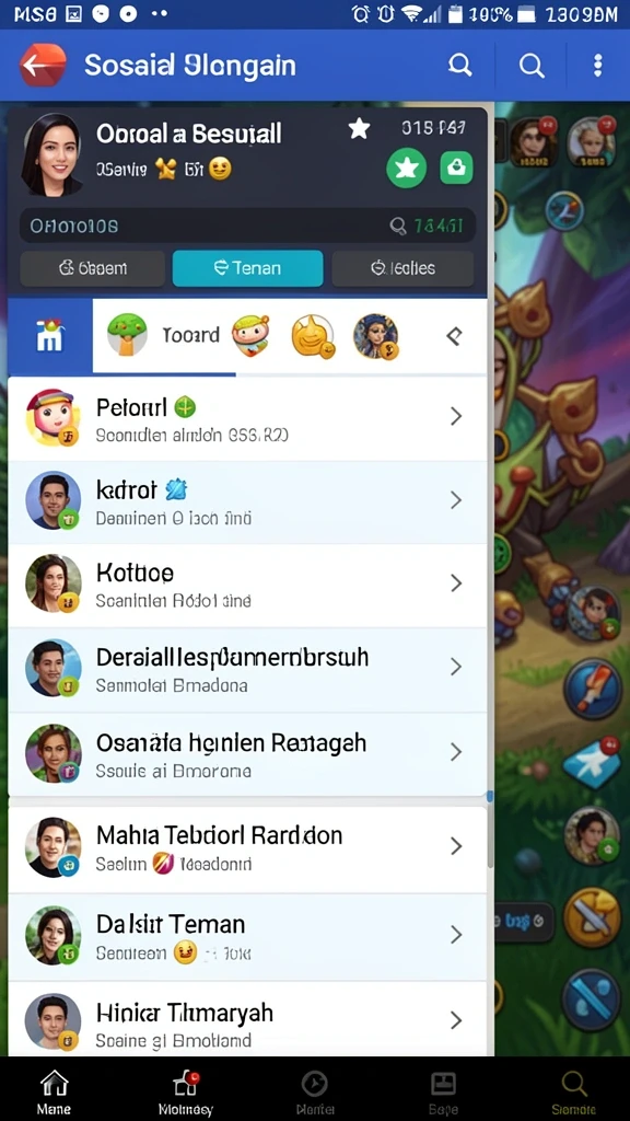 Fitur kustomisasi karakter yang menarik.