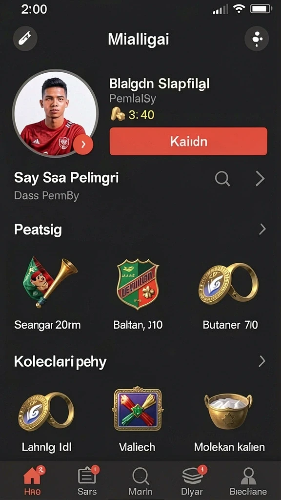 Kompetisi online yang seru dengan pemain lain.