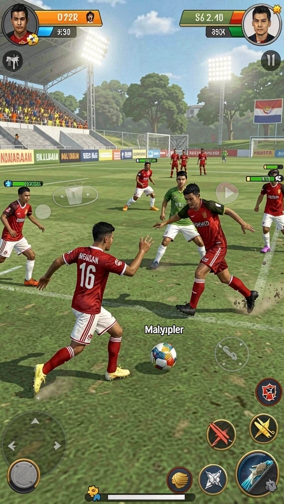 Mode multiplayer yang seru dan kompetitif.