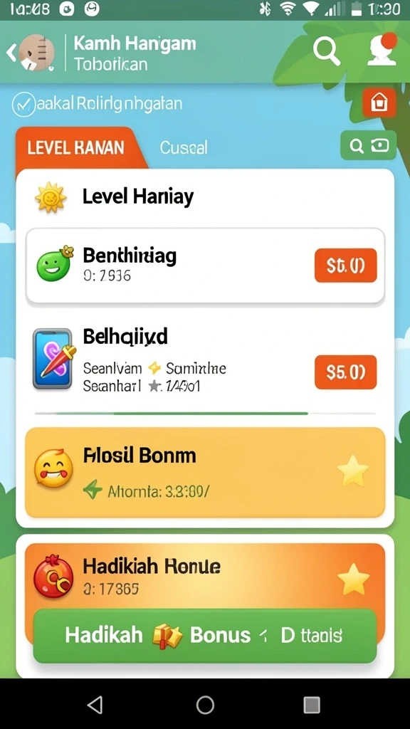 Mode permainan seru yang menguji keterampilan Anda.