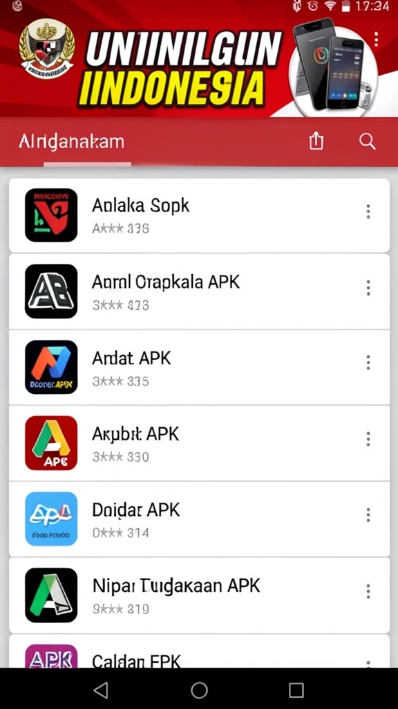 Tampilan awal dengan grafis yang menawan.