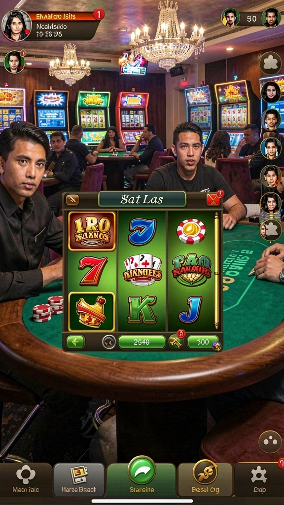 Tampilan menu utama yang menarik dan mudah dinavigasi.