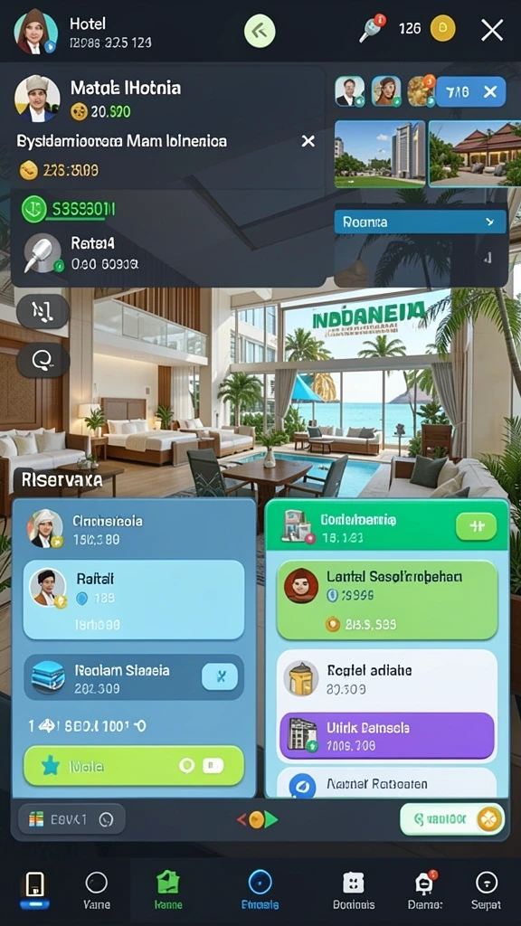 Tampilan antarmuka utama TOGELUP yang user-friendly.