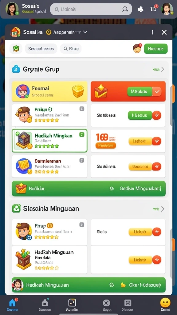 Tangkapan layar dari pertempuran mendebarkan dalam game.